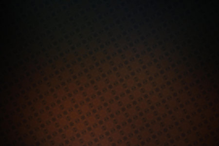 Abstract background of black and brown color with a pattern of squares.の写真素材