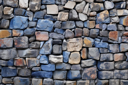 Background of stone wall texture. Abstract background of stone wall texture.の素材