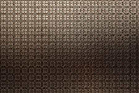 Brown metal background with a pattern of squares and rhombuses.の写真素材