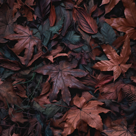 Autumn leaves background. Autumn leaves background. Autumn leaves background.の素材