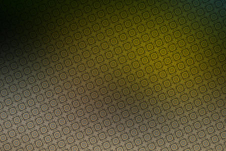 abstract background with a geometrical pattern in yellow and greenの写真素材