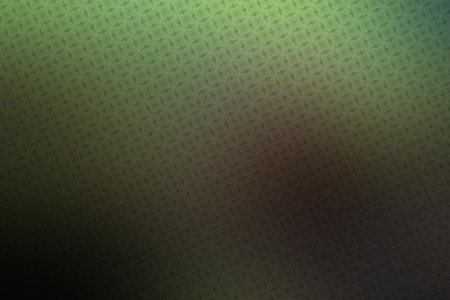 abstract green background with some smooth lines in it and some dots on itの写真素材