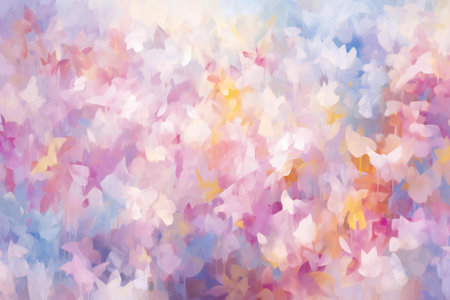 Watercolor background with autumn leaves.の素材