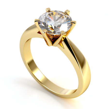 Wedding ring with diamondの素材