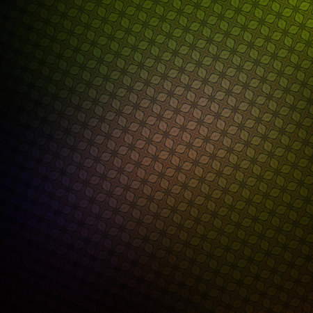 abstract background with a pattern of geometric shapes in green and blueの写真素材