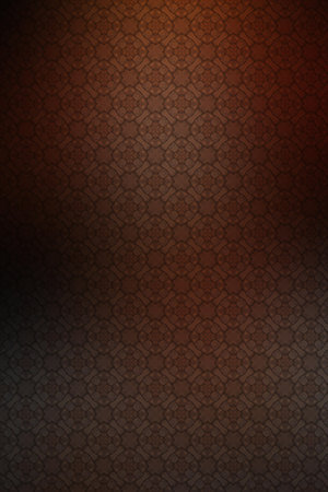 Dark brown background with some soft highlights and folds on it, and a rich patternの写真素材