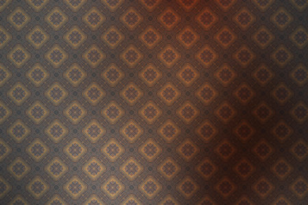 Ornate geometric pattern and artfully abstract multicolored background