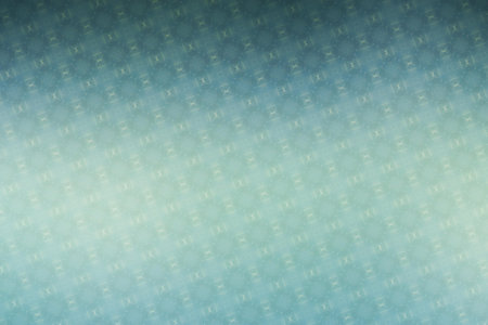 Abstract background with blue and white bokeh.の写真素材