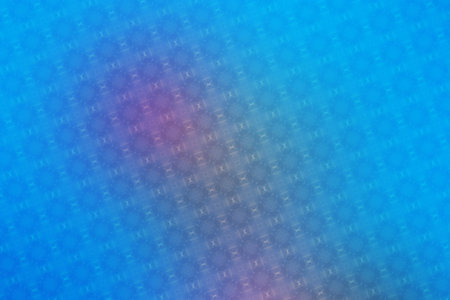 Abstract background with bokeh defocused lights in blue and pink colors