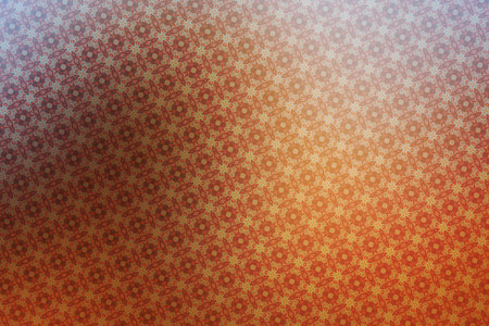 abstract background with floral pattern in orange and brown tones, design elementの写真素材