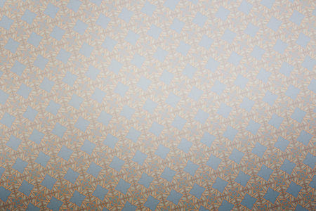 Vintage patterned background in blue and beige tones.