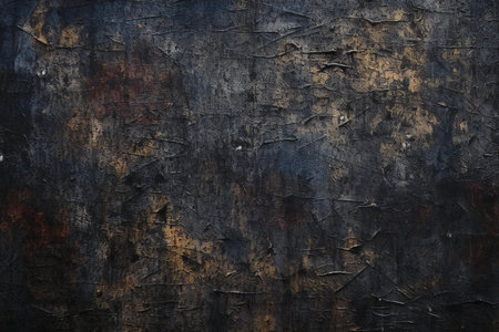 Metal texture with scratches and cracks which can be used as a backgroundの素材