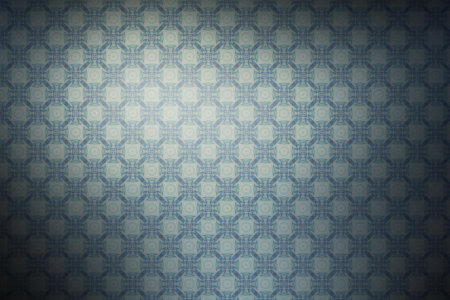 abstract blue background with a pattern of hexagons in the center