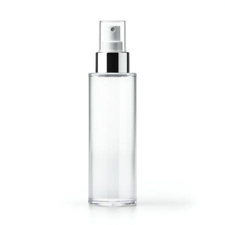 Spray bottle isolated on a white background.の素材