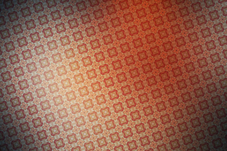 Textile cloth brown and beige with a kaleidoscope patternの写真素材