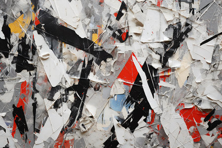 Old posters grunge textures and backgrounds. Perfect background with space.の素材