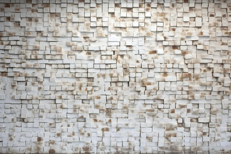 White brick wall texture background. Abstract background and texture for design.の素材