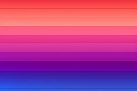 abstract background of colored stripes in red, blue, yellow and purpleの素材