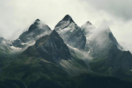 Beautiful mountains landscapes in Cordillera Blanca, Peru, South Americaの素材