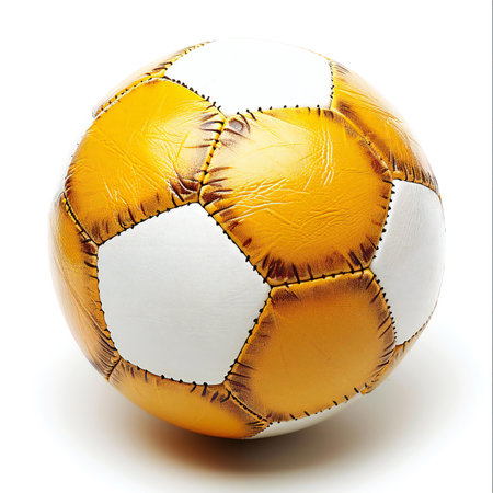 Soccer ball isolated on a white background.の素材