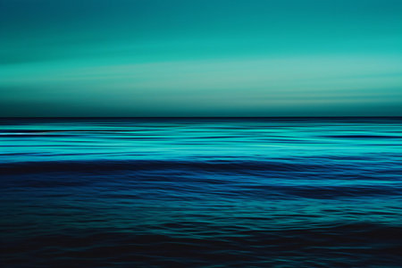 Beautiful seascape. Composition of nature. Long exposure.の素材