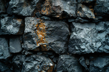 Background of stone wall texture. Close-up. Toned.の素材