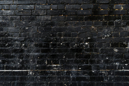 Black brick wall texture background. Black brick wall texture background. Black brick wall texture backgroundの素材