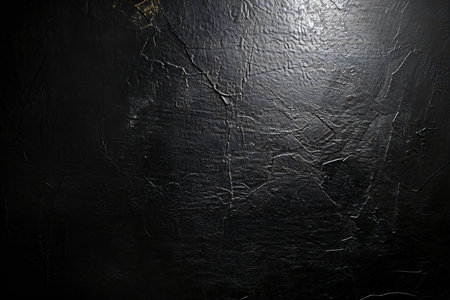 Grunge black background with scratches and cracks. Texture for design.の素材