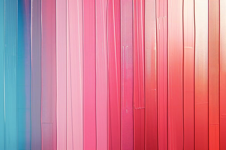 Colorful wood background - vintage effect style pictures. Red, pink and blue colorsの素材