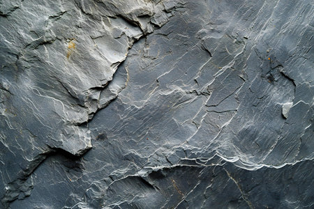 Texture of black stone with cracks and scratches. Abstract background for design.の素材