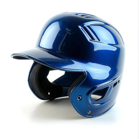 Baseball helmet isolated on white background.の素材