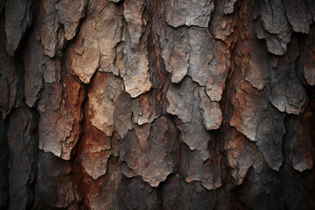 The bark of a pine tree as a background. Toned.の素材