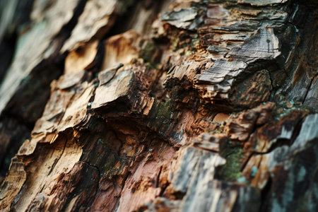 Bark of an eucalyptus tree close-upの素材