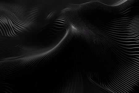 Abstract of wavy surface. Futuristic background for business presentations.の素材