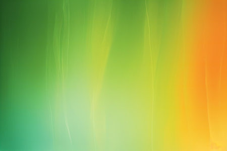 abstract green and yellow background with some smooth lines in it.の素材