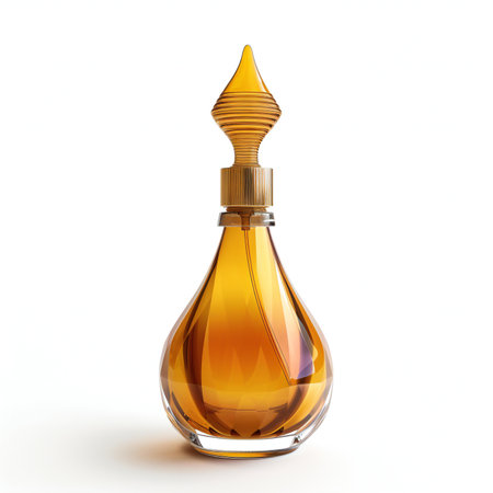 Perfume bottle isolated on white background.の素材