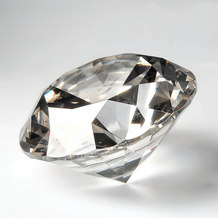 Diamond on the white background.の素材