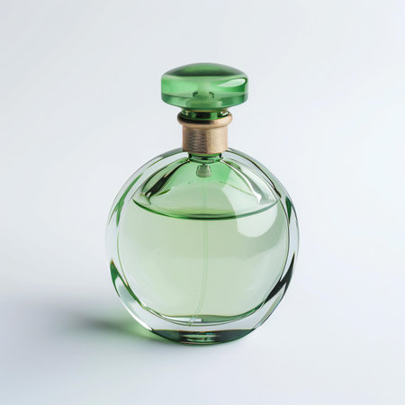 Perfume bottle isolated on white background. 3d illustration.の素材