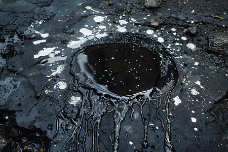 A black surface with white paint on it, high quality, high resolutionの素材