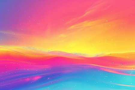 abstract colorful background with smooth lines and waves. 3d rendering