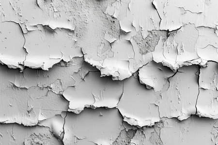 Texture of a gray wall with cracked paint. Abstract background for design.