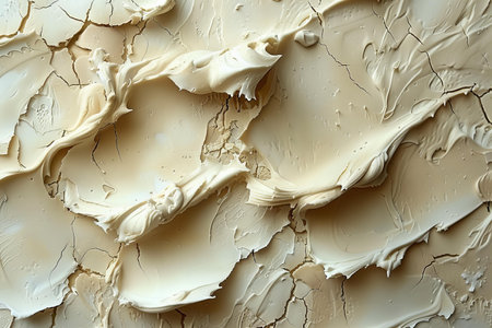 Closeup of beige paint texture. Abstract background for design.の写真素材