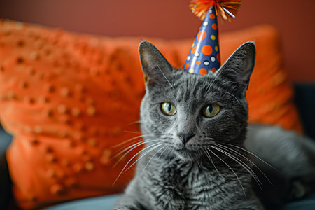 Interior of a rustic tent in the forest with burning candlesの写真素材