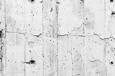 Grunge white wall texture. Abstract background for design. Monochrome.