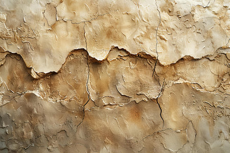 Old cracked wall. Abstract background and texture for design. Copy space.の写真素材