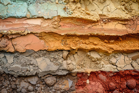 Colorful cracked wall background. Grunge textured background.