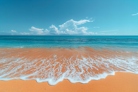 Beautiful beach and tropical sea in Okinawa, Japan. Beauty world.の写真素材