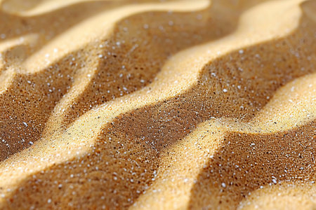 Close-up of sand on the beach. Sand texture background.の写真素材