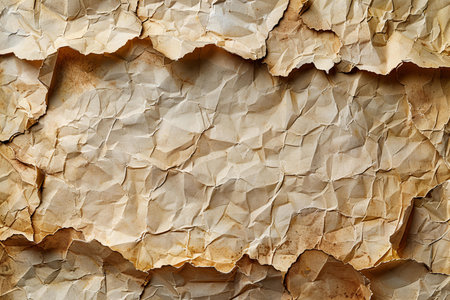 Crumpled paper as a background. Texture of old paper.の写真素材
