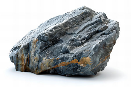 Granite isolated on white background. 3D illustration. High resolution.